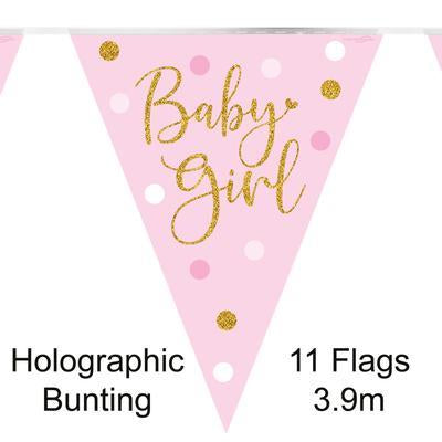 Baby Girl Bunting - Pink