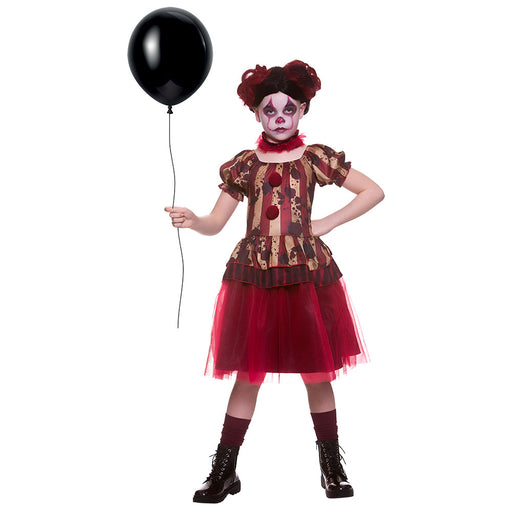 Vintage Circus Clown Girl Costume