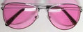 Pink Aviator Style Sunglasses