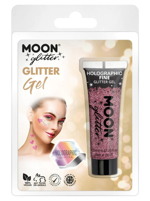 Moon Glitter Face & Body Gel - Pink