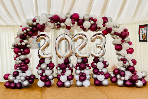 Prom/Leavers Arch & Number Columns Package