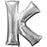 Letter K Foil Balloon - The Ultimate Balloon & Party Shop