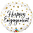 18" Foil Happy Engagement Balloon - The Ultimate Balloon & Party Shop