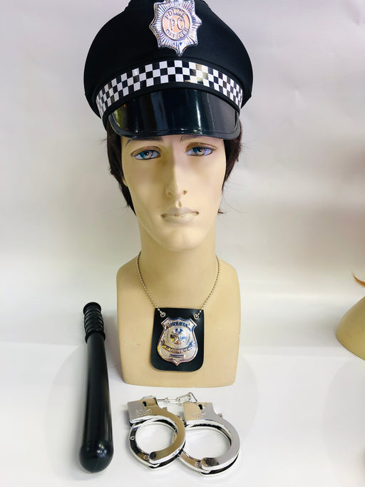 Male Police Instant Fancy Dress Set - The Ultimate Balloon & Party Shop