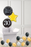 Dotty Black & Gold 30th Birthday foils in a Box delivered Nationwide - The Ultimate Balloon & Party Shop