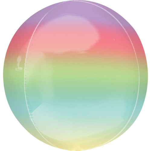 Orb Ombré Foil Balloon - Rainbow - The Ultimate Balloon & Party Shop