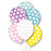 Polka Dot Printed Asst Colour Balloons 6 Pack