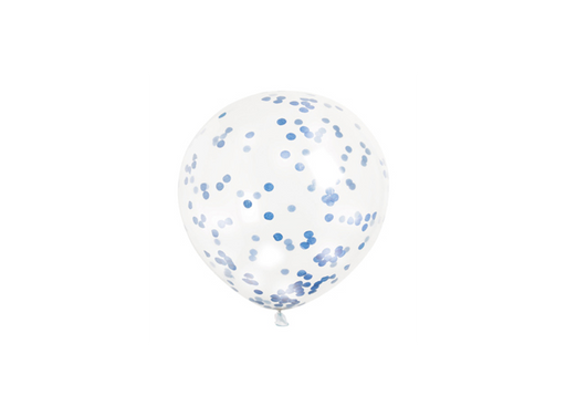 Confetti Filled Balloons - Blue