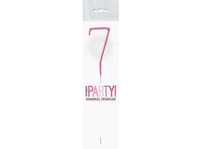 Sparkling Number Candle - 7 - The Ultimate Balloon & Party Shop