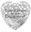 18" Foil Engagement Heart Balloon