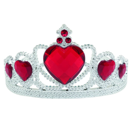 Tiara With Large Stones - Red