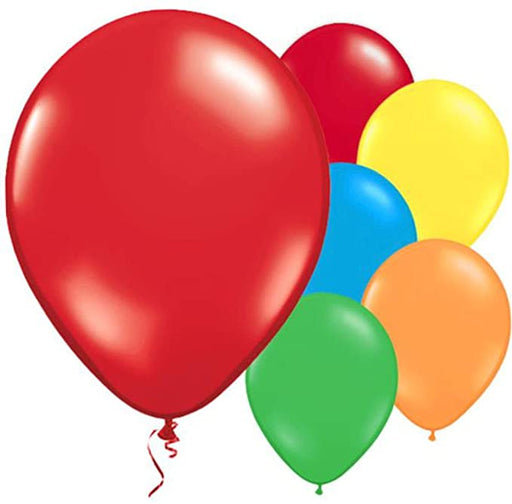 Latex Plain Balloons - Assorted Metallic (10pk)