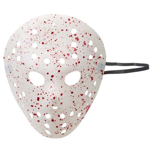 Blood Splat White Hockey Mask