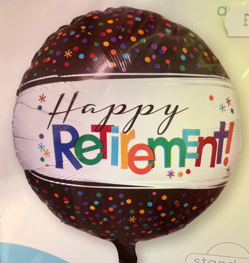 18" Foil Happy Retirement Balloon