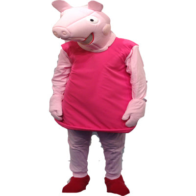 Pink Pig Mascot Hire Costume - The Ultimate Balloon & Party Shop