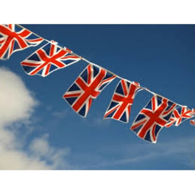 Union Jack Rectangle Flag Bunting 7m 25 Flags - The Ultimate Balloon & Party Shop