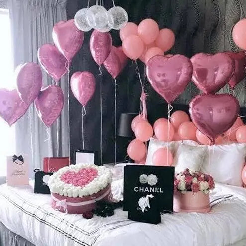 How-to-decorate-a-Bedroom-with-Balloons-for-the-Ultimate-Surprise The Ultimate Balloon And Party Shop