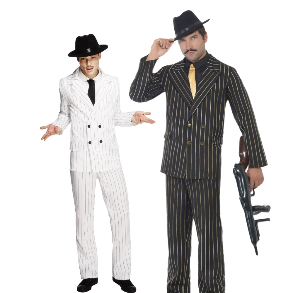 Gangster fancy dress male best sale