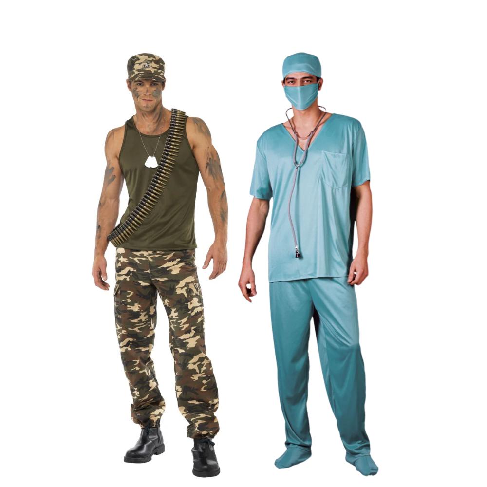 Mens Uniform Fancy Dress Costumes