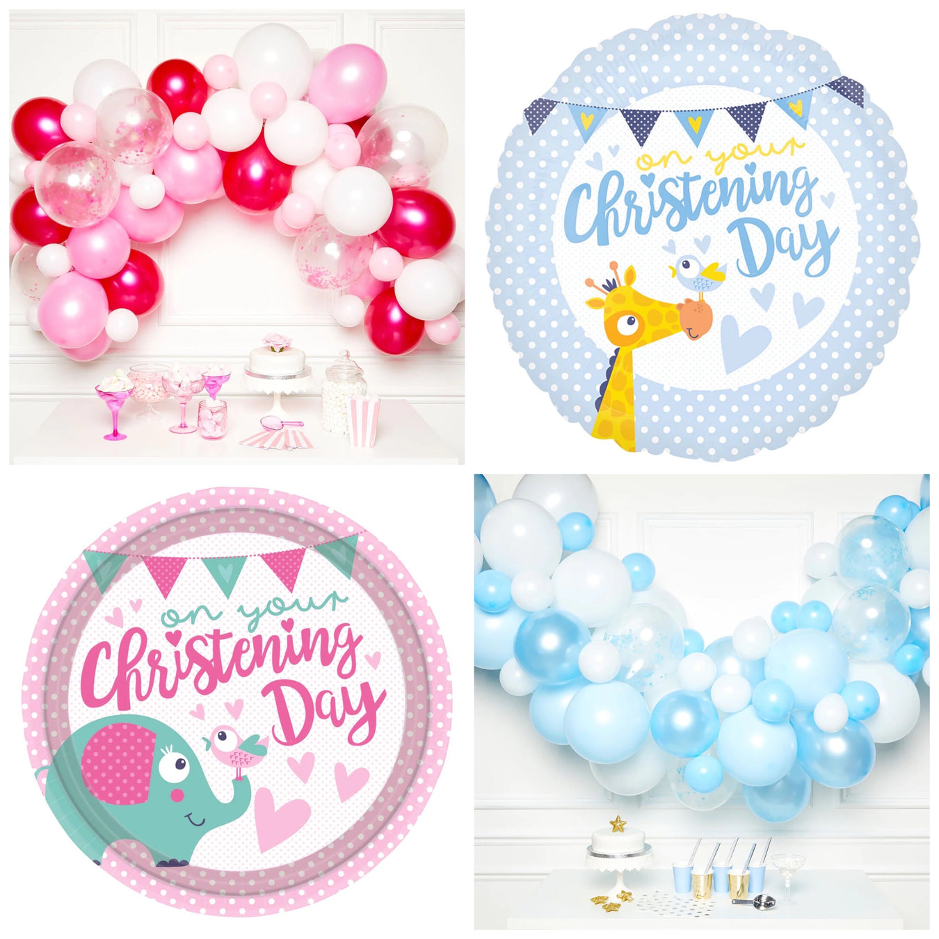 Christening Balloons & Decorations