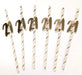 Gold Birthday Paper Straws - Age 21 The Ultimate Balloon And Party Shop Cheltenham & Gloucester Balloons & Fancy Dress 