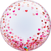 Deco Bubble Clear Balloon - Red Heart The Ultimate Balloon And Party Shop Cheltenham & Gloucester Balloons & Fancy Dress 