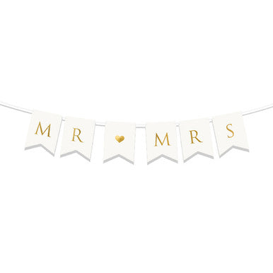 Mr & Mrs Letter Banner