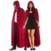 Long Adult Velvet Hooded Cape - Red The Ultimate Balloon And Party Shop Cheltenham & Gloucester Balloons & Fancy Dress 