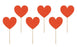 Love Heart Cake Toppers