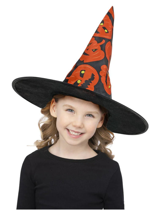 Pumpkin Child's Witch Hat