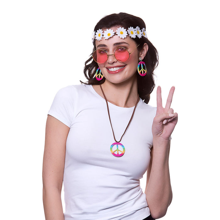 Instant Flower Power Hippie Set