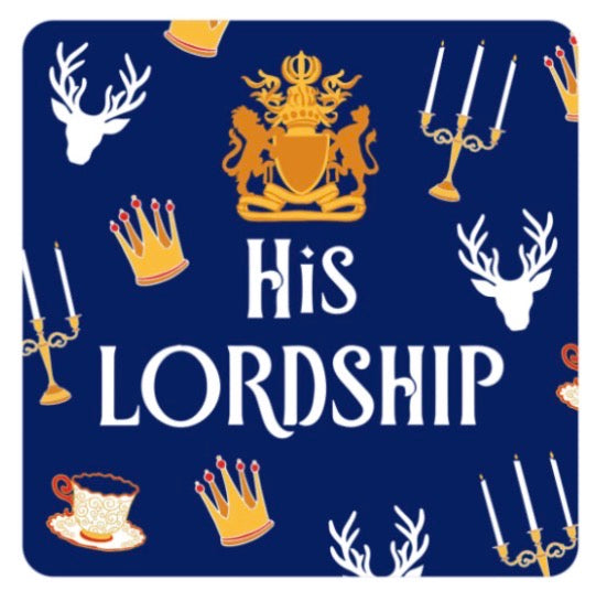 Gift Drinks Coaster - His Lordship The Ultimate Balloon And Party Shop Cheltenham & Gloucester Balloons & Fancy Dress 