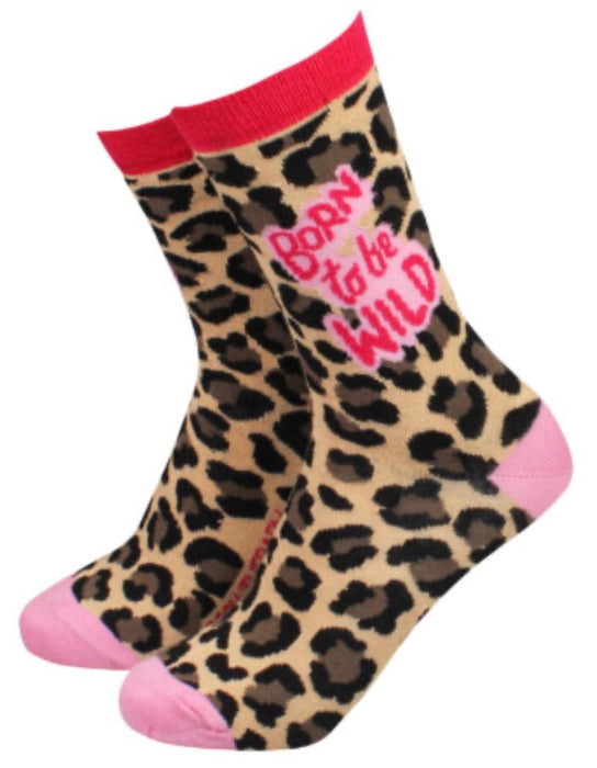 Woman’s Bamboo Gift Socks - Born To Be Wild The Ultimate Balloon And Party Shop Cheltenham & Gloucester Balloons & Fancy Dress 
