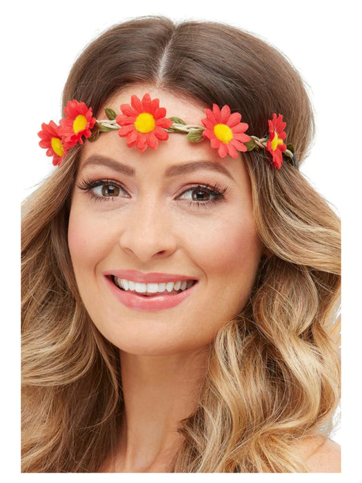 Hippie/Hawaiian Flower Headband - 3 Pack