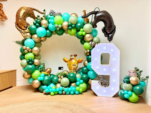 Themed Circle Balloon Arch & Light-Up Number Package The Ultimate Balloon And Party Shop Cheltenham & Gloucester Balloons & Fancy Dress 