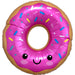 Large Foil Smiling Donut Shape Balloon The Ultimate Balloon And Party Shop Cheltenham & Gloucester Balloons & Fancy Dress 