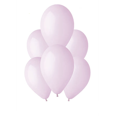 Latex Plain Balloons - Pastel Lilac (10pk)