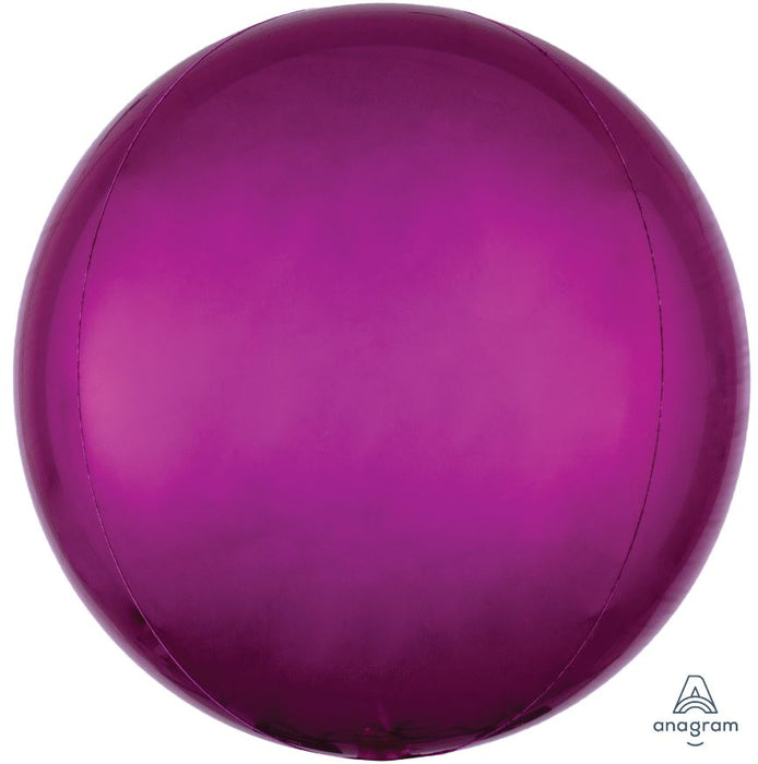 Orb Foil Balloon - Deep Pink