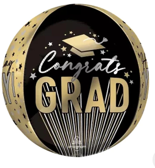 15" Foil Congrats Graduate Orbz Balloon The Ultimate Balloon And Party Shop Cheltenham & Gloucester Balloons & Fancy Dress 