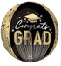 15" Foil Congrats Graduate Orbz Balloon The Ultimate Balloon And Party Shop Cheltenham & Gloucester Balloons & Fancy Dress 