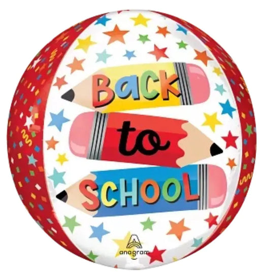 15" Foil “Back To School” Orbz Balloon The Ultimate Balloon And Party Shop Cheltenham & Gloucester Balloons & Fancy Dress 