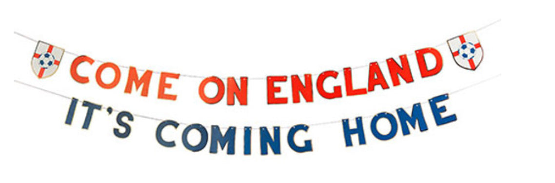 It’s Coming Home England Card Bunting - 2.5m