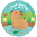 18” Capybara Novelty Foil Balloon The Ultimate Balloon And Party Shop Cheltenham & Gloucester Balloons & Fancy Dress 