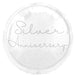 18" Foil 25th Silver Anniversary Balloon - Round The Ultimate Balloon And Party Shop Cheltenham & Gloucester Balloons & Fancy Dress 