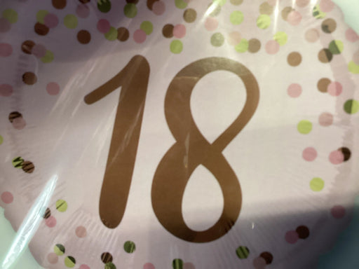 18" Foil Age 18 Balloon - Rose Gold/Pink The Ultimate Balloon And Party Shop Cheltenham & Gloucester Balloons & Fancy Dress 
