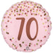 18" Foil Age 70 Balloon - Pink/Rose Gold The Ultimate Balloon And Party Shop Cheltenham & Gloucester Balloons & Fancy Dress 