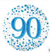 18" Foil Age 90 Balloon - Blue & White Glitz The Ultimate Balloon And Party Shop Cheltenham & Gloucester Balloons & Fancy Dress 