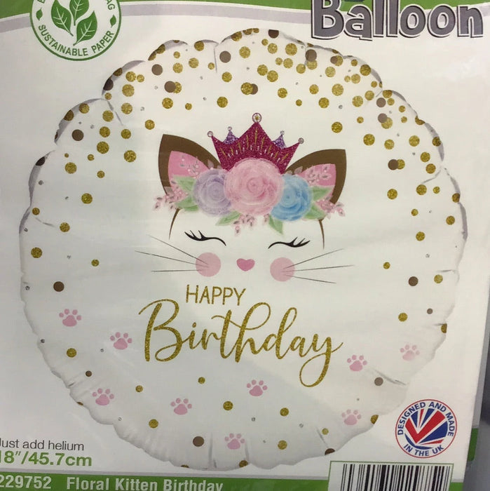 18” Foil Balloon - Unicorn Cat The Ultimate Balloon And Party Shop Cheltenham & Gloucester Balloons & Fancy Dress 
