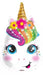 18” Foil Balloon - Unicorn Head The Ultimate Balloon And Party Shop Cheltenham & Gloucester Balloons & Fancy Dress 