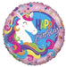18” Foil Balloon - Unicorn (Bright) The Ultimate Balloon And Party Shop Cheltenham & Gloucester Balloons & Fancy Dress 